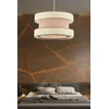Opviq Luster Halo, 40x40cm, Bež-beli