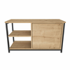 Hanah Home HANAH HOME Muskegon - Black, Oak TV omarica, (20867285)