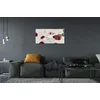 tulup.si Slika na akrilnem steklu Vrtnice večerja sveče 120x60 cm 2 obešalnika