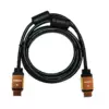 LINKOM HDMI kabl 2.0 4K 1.8m Pozlaćen (Crni) HDMI 2.0 (4K @60fps) HDMI A - muški HDMI A - muški Okrugli
