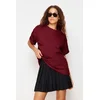 Trendyol Milla Ženska majica TWOSS23TS00040, Bordo
