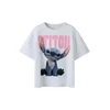 NAME IT Majica NKFNIBUS STITCH indigo/roza/bela