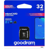 GoodRam spominska kartica microSD 32GB + SD adapter (500305)