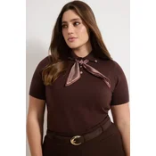 Trendyol Curve Ženska bluza Tbbss26Af00030, Braon