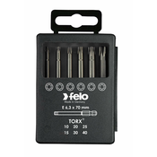 Set bitova Felo Industrial Bit-box Profi 73 mm TORX 03691716 6 kom