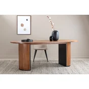 Venture Design Jedilna miza Bianca 75x200x90 cm oreh