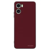 Silikonski črni ovitek za Motorola Moto G06 - Burgundy red