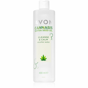 Avon Cannabis Sativa Oil Cleanse & Calm micelarna voda za skidanje šminke s umirujucim djelovanjem 400 ml