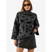Bianco Lucci Pulover Pullover temno siva
