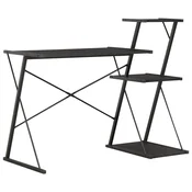 Vidaxl Pisalna miza s polico 116x50x93 cm
