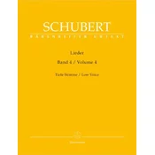 SCUBERT:LIEDER VOL.4 LOW VOICE