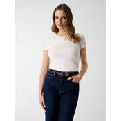 Guess Majica W5GI04 J1314 Bela Slim Fit