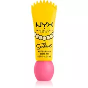 NYX Professional Makeup The Simpsons Smushy balzam za ustnice z mat učinkom odtenek Smarty Pink 8 ml