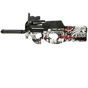 Sunny Blaster P90, pištola z vodnim gelom in dodatki, rdeča