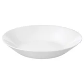 OFTAST Globok krožnik, bela, 20 cm