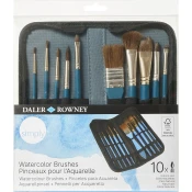 Daler Rowney Simply Watercolour Brush Natural Komplet čopičev 10 kos.
