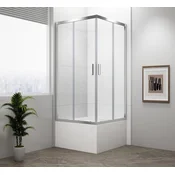 POLYSAN CARMEN Kvadratna Tuš Kabina 900x900mm, Čisto Steklo, Elegantno in Trpežno