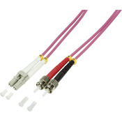 LOGILINK LogiLink FP4LT02 steklena vlakna optična vlakna priključni kabel 50/125 µ Multimode OM4 2.00 m, (20435234)