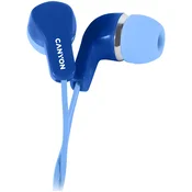 CANYON headphones EPM-02 Mic 1.2 m Blue