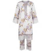 Radwa Tunika RADWA 2 PCs Womens Floral Co-ord Set off-bela
