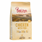 2x400 g Purizon suhe hrane za mačke po posebni ceni! - Adult riba - brezžitna
