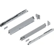 BLUM TANDEMBOX antaro set, višina N, BLUMOTION M, 30kg, ND 550, siv RAL9006