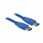 DELOCK Delock USB kabel USB 3.2 gen. 1 (USB 3.0) USB-A vtič\, USB-A vtič 3.00 m modra pozlačeni konektorji 82536, (20416439)