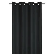 shumee Portland zavesa 140x260 črna 100% črna