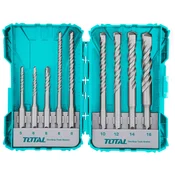 TOTAL Svedri, komplet 9, SDS Plus, industrijski, SDS Plus