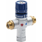 Termostatska mešalna pipa, 1/2 M, 30–60°, nepovratni dotok - 12
