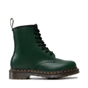 Dr. Martens Gležnarji z vezalkami 1460 Smooth, zelena