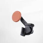 INF Magnetni nosilec za telefon za zaslon Tesla, silikonska podpora 360° Orange, (5000284117)