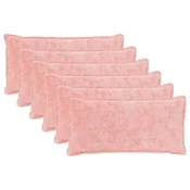 Vidaxl Prevleka za blazino 6 kos HOUTEN Roza 40 x 70 cm