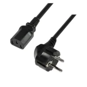 shumee Napajalni kabel CEE7/7 (90°) v skladu z IEC C13, 1,8 m - LogiLink CP090