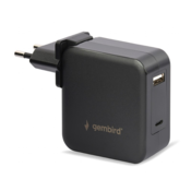 GEMBIRD Univerzalni adapter NPA-PD60-01 za prijenosno racunalo, Type-C PD, USB, 60W