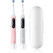 Oral-B iO6 Connected Coach električna zobna ščetka z etuijem DUO paket 2 kos