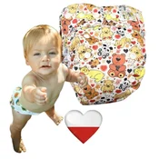 shumee Plenice za večkratno uporabo MINI ŽEPNI BAMBUSOVI MEDVEDKI, plenice NappiMe