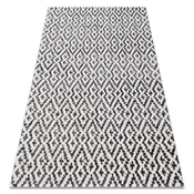 eoshop Moderna preproga MUNDO E0621 geometrijska zunanja bež/črna ( - Velikost: 80x150 cm)