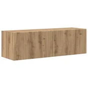 Vidaxl TV stenska omara Oreh 98 x 31 x 29,5 cm Konstruiran les