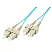 MicroConnect Patch Kabel - SC/UPC-SC/UPC 25m OM3 Optični, Moder