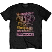 Stereophonics Logos Black L Majica