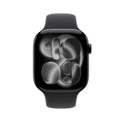 shumee Pametna ura APPLE Watch Series 11 GPS, 46 mm ohišje iz oniks aluminija, črn športni pašček - velikost M/L MEUX4MP/A