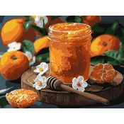 shumee Slikanje po številkah - Mandarinski med 30x40cm