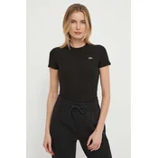 LACOSTE Majica, črna