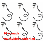 10 komada x Audio mikrofon za video nadzor - CCTV MIC