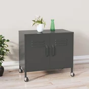 vidaXL Omara za shranjevanje antracitna 60x35x56 cm jeklo