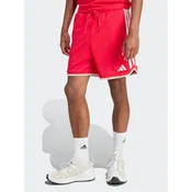 ADIDAS SPORTSWEAR Sportske hlace Stadium  crvena / bijela