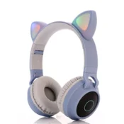 Bluetooth slusalice BT028C (S28) svetlo plave