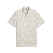 PUMA CLOUDSPUN Marine Botanical Polo Men, Clothing, Warm White, XXL