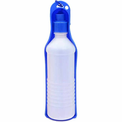 Mersjo Prenosna steklenička za vodo za živali modra 250 ml